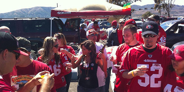 49ers Webzone Tailgate Parties | 49ers Webzone