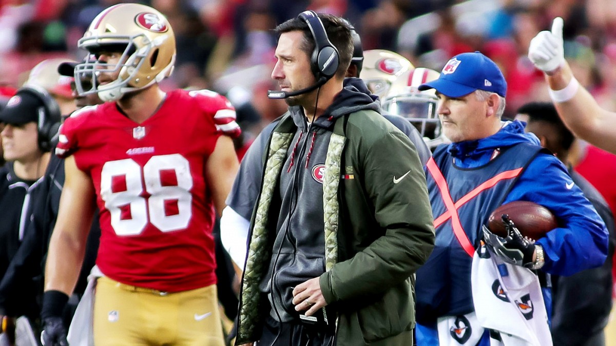 Watch NFL Network cut away after Kyle Shanahan drops a couple of F ...